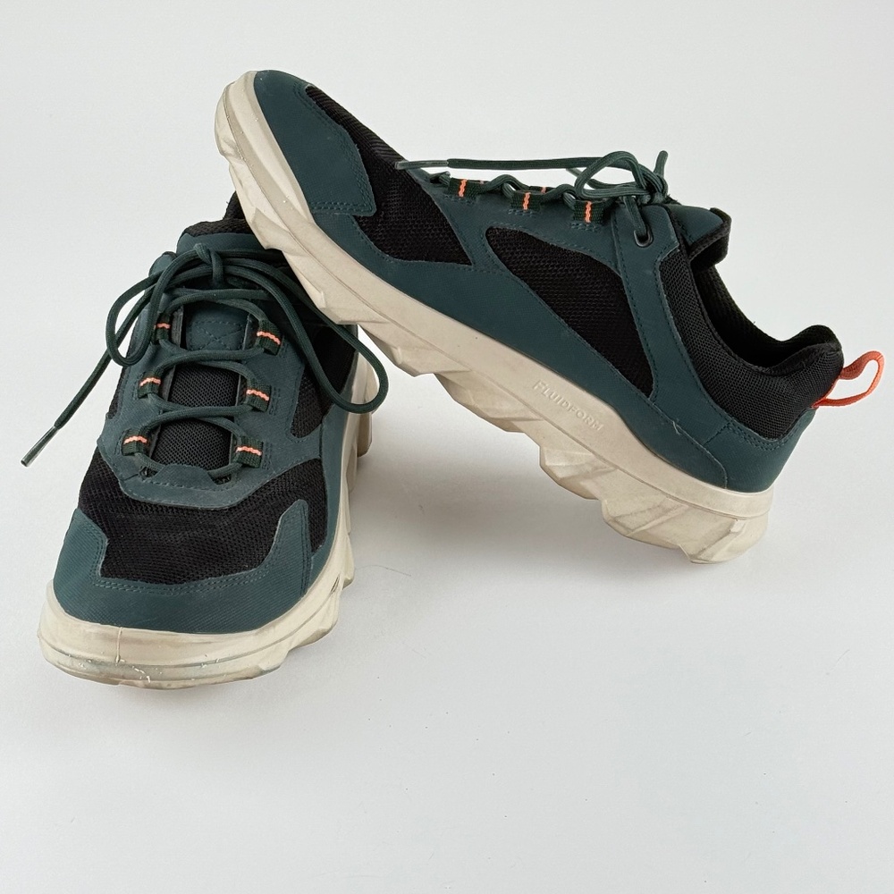 Ecco MX Low GTX Sneaker Gore-Tex Mens Shoe Size 7/7.5 EU41 Dark Green/Black